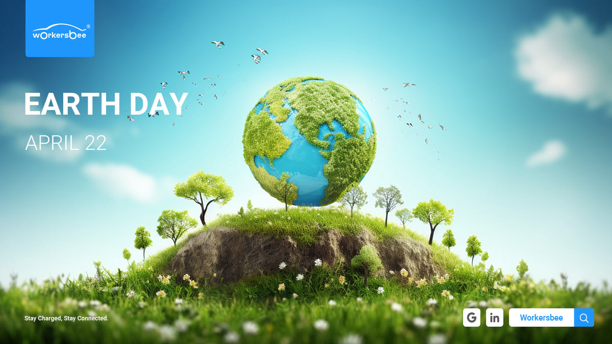 Wir feiern den Tag der Erde: Umweltfreundliche Mobilität mit den fortschrittlichen Ladelösungen für Elektrofahrzeuge von Workersbee