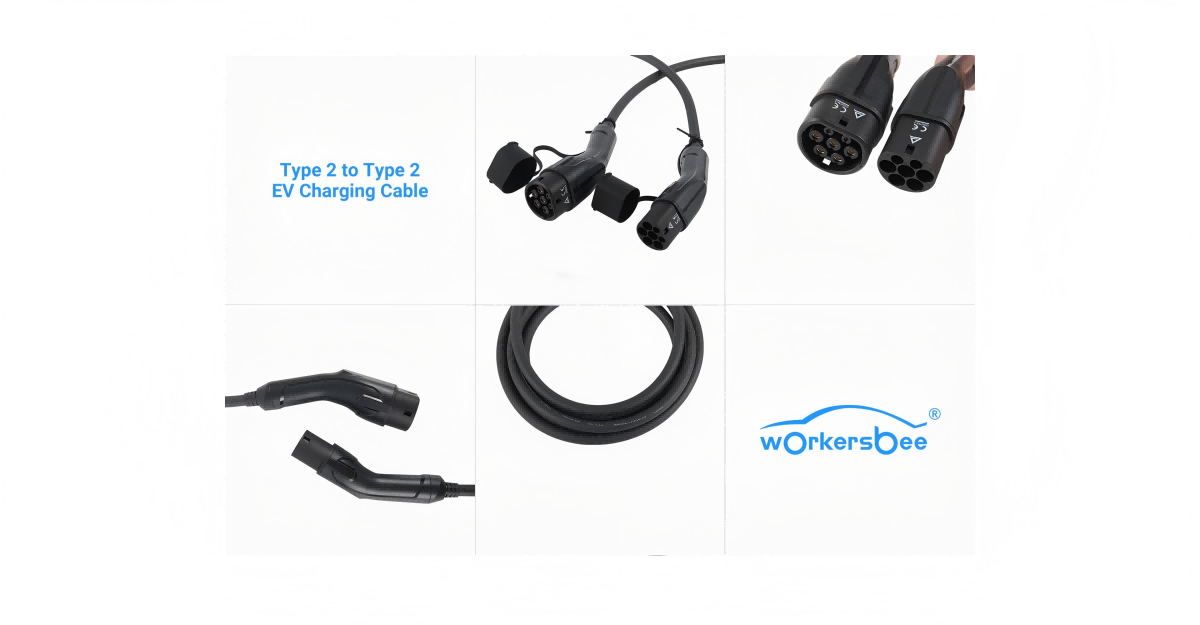 type 2 to type 2 EV cable type 2 to type 2 EV cable